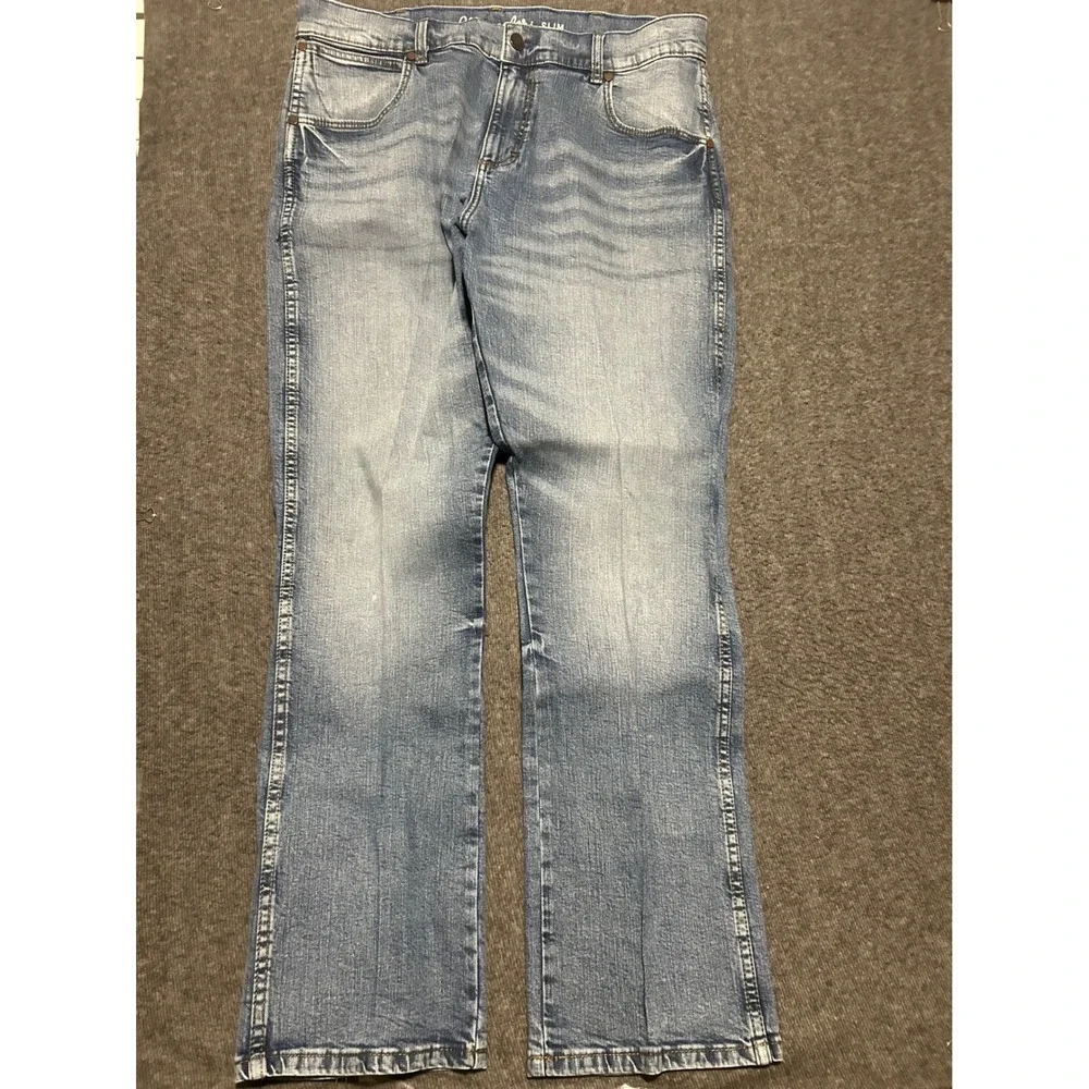 Wrangler retro slim bootcut jeans fit 36X33 (tag 34X34) western cowboy